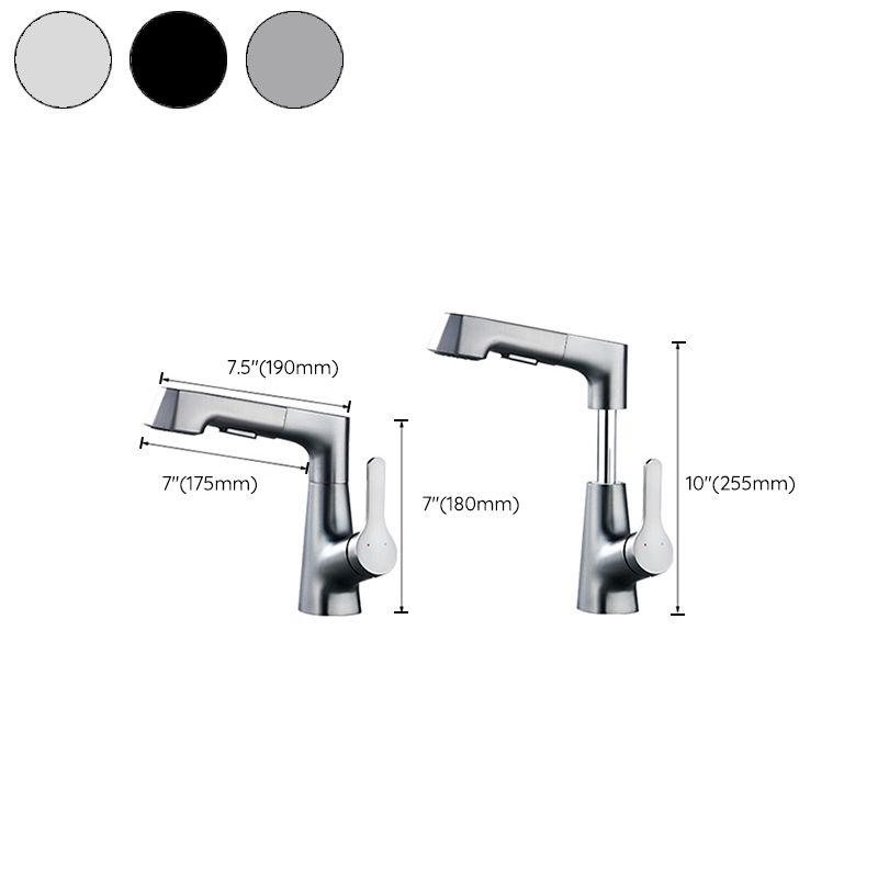 Norvo | Moderne Kran Solid Kobber Centerset Baderomskran