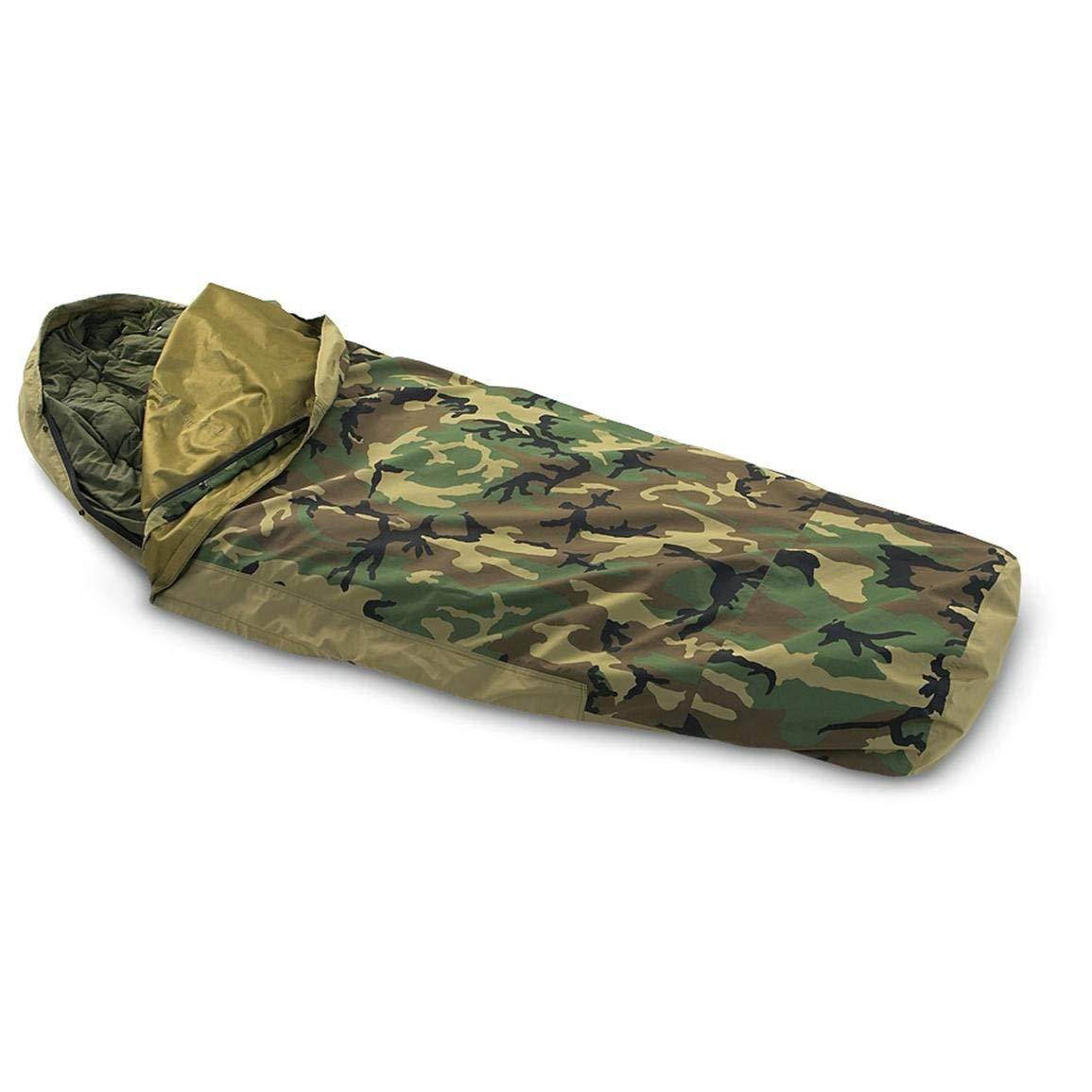 Norvo | US Military Modular Sleep System Bivy Cover, Woodland Camo, Brukt