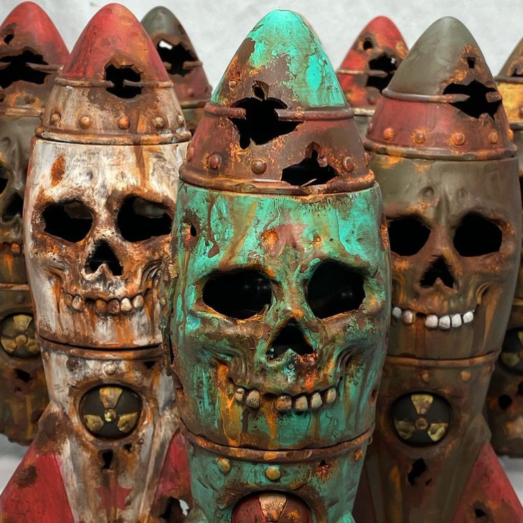 Norvo | The Skull Bomb - Lite Kjernekraft Hodeplagg Dekor