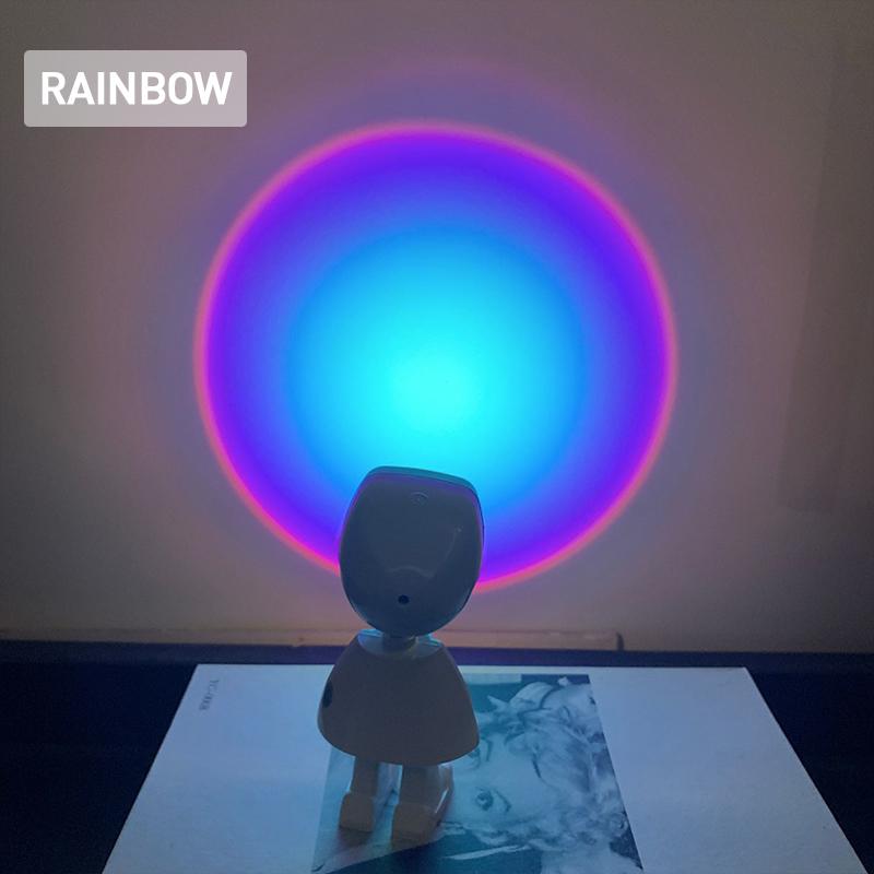 Norvo | Romantisk Moderne Robot Solnedgang Lampe