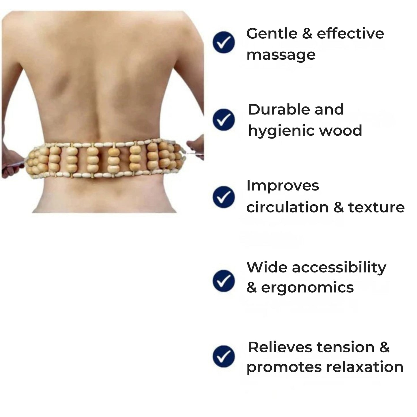 Smerteavlastning – Massiv treperler – Lindre muskelspenninger – Bærbar helkropps avslapningsverktøy Norvo