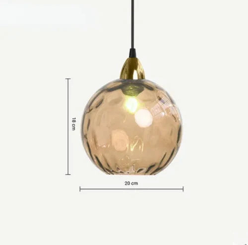 Norvo | Spherical Glass Pendant Light