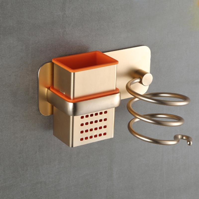 Norvo | Bad Aluminium multifunksjonell hårføner holder