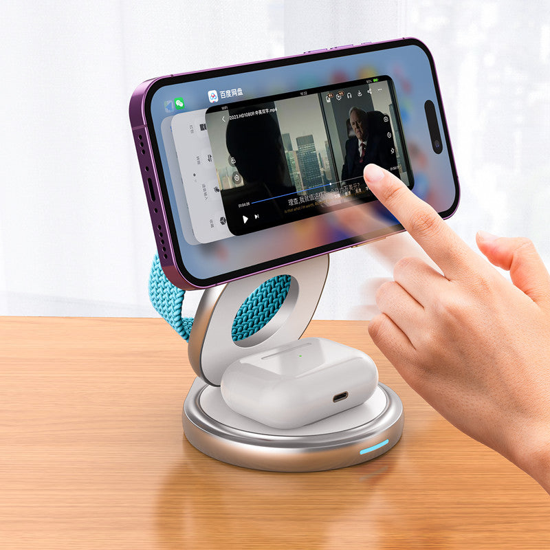 Norvo | Sammenleggbar Trådløs Magnetisk Ladebase