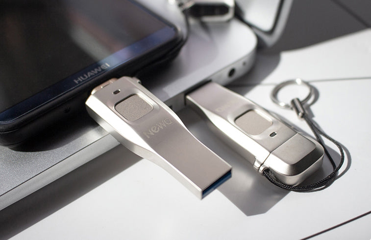 Norvo | USB3.0 Fingeravtrykk Kryptering USB Flash Disk med APP Administrasjonssystem, for Bedrifts / Personlig Datasikkerhet