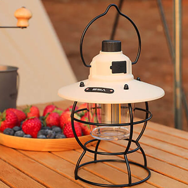 Norvo | Utendørs Vintage Camping Lys Hest Lys Oppladbart Bærbart Camping Lys