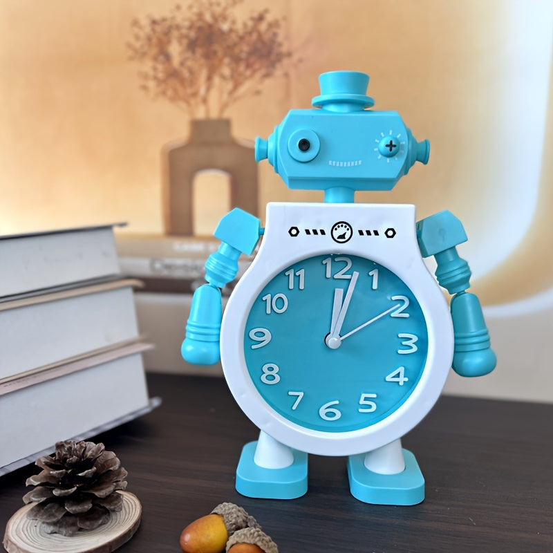 TimeBuddy Klokke – Lekfull Robot Vekkerklokke med Alarm