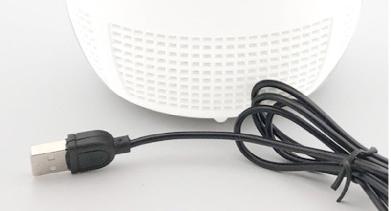 Norvo | 6 cm Bærbar Oppladbar Trådløs UV Steriliseringslampe & LED Neglelampe, med Fysisk Sterilisering, Ambient Lys og USB Lading Grensesnitt, for Arbeid, Utendørs og Negler