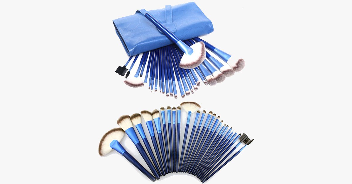 Norvo | Havblå 24-delt Børstesett