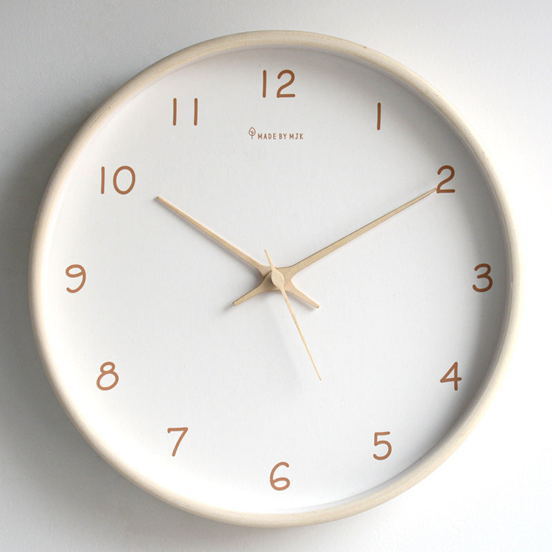 Norvo | TimberClock - Solid tre analog klokke