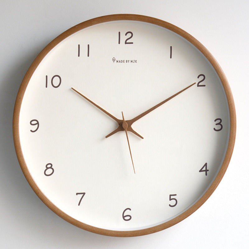 Norvo | TimberClock - Solid tre analog klokke