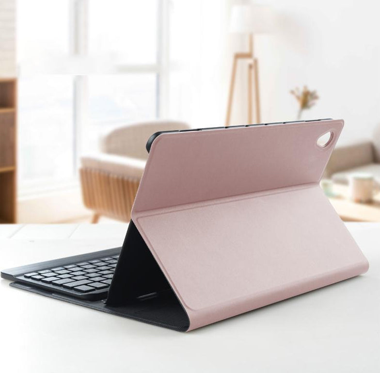 Norvo | Trådløs/Bluetooth Folio Tastaturdeksel Med Automatisk Vekke/Søvn & Tre Justerbare Vinkler, For 10.8 Tommer Huawei M6 Pad