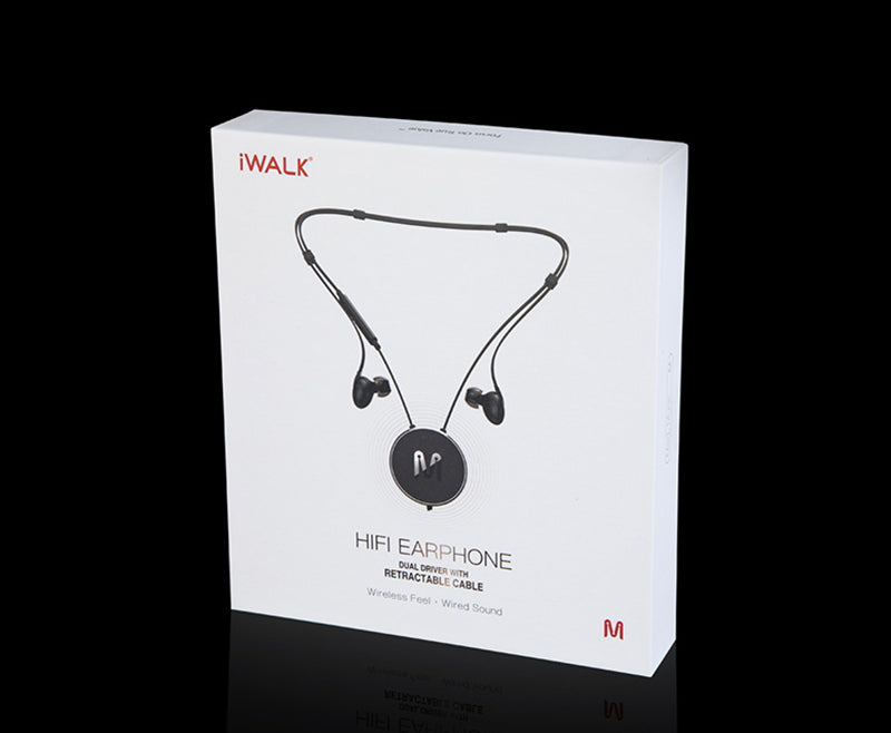 Norvo | Nakkerbånd Hodetelefoner med Justerbart Design, Lett å Oppbevare Kabel, Dobbel Spole Design og Høy Lydkvalitet