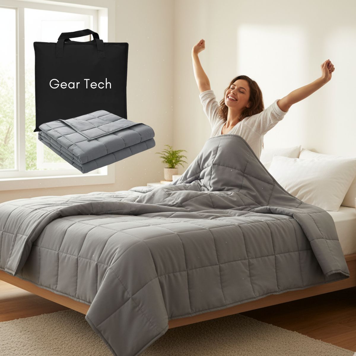 Norvo | All Seasons Cloud-Soft Dyne | Skånsom mot huden, koselig og pustende for Twin, Full, Queen, King størrelser