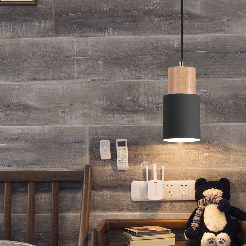 Norvo | SinglePend - Nordic Macaron Cylinder Aluminium 1-flamme LED pendellampe