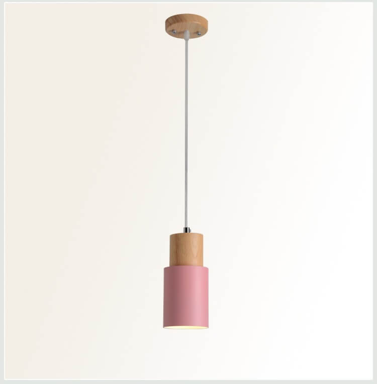 Norvo | SinglePend - Nordic Macaron Cylinder Aluminium 1-flamme LED pendellampe