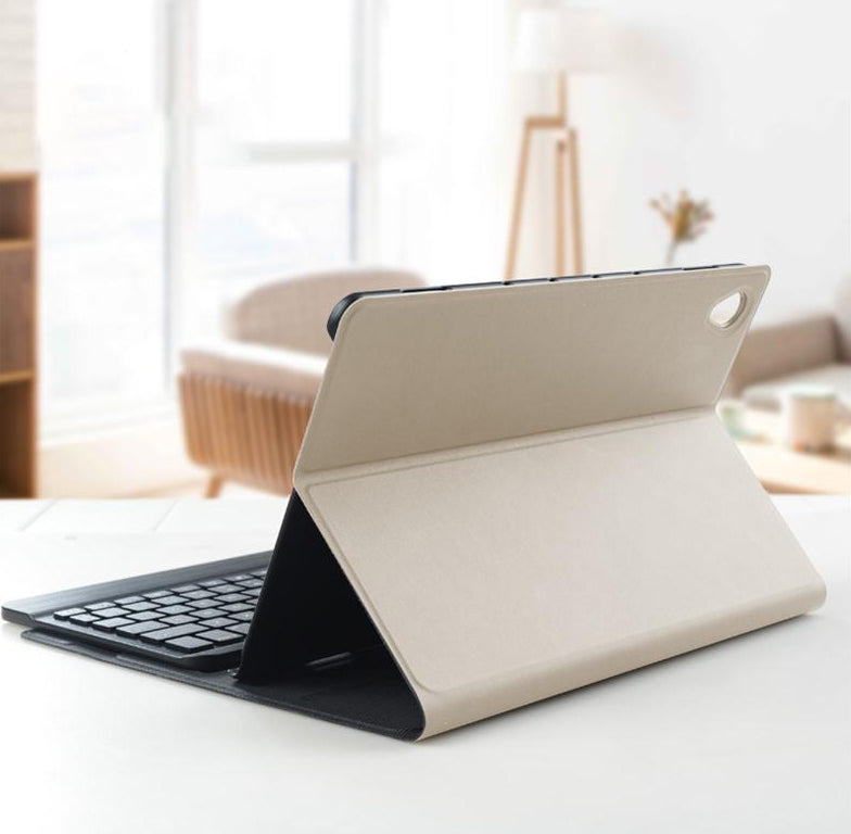 Norvo | Trådløs/Bluetooth Folio Tastaturdeksel Med Automatisk Vekke/Søvn & Tre Justerbare Vinkler, For 10.8 Tommer Huawei M6 Pad