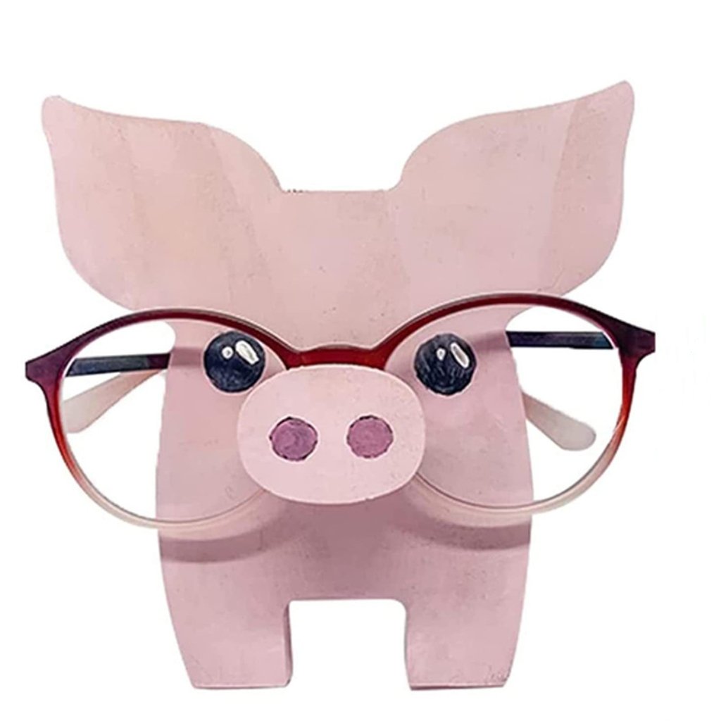 Norvo | 🦉Brillestativ i tre med dyr👓