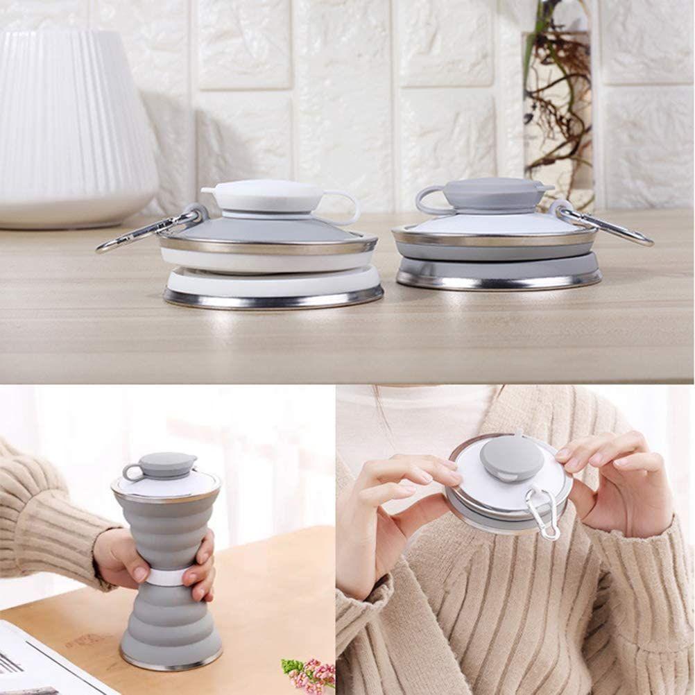 Norvo | Sports utendørs silikon kettle sammenleggbar kopp