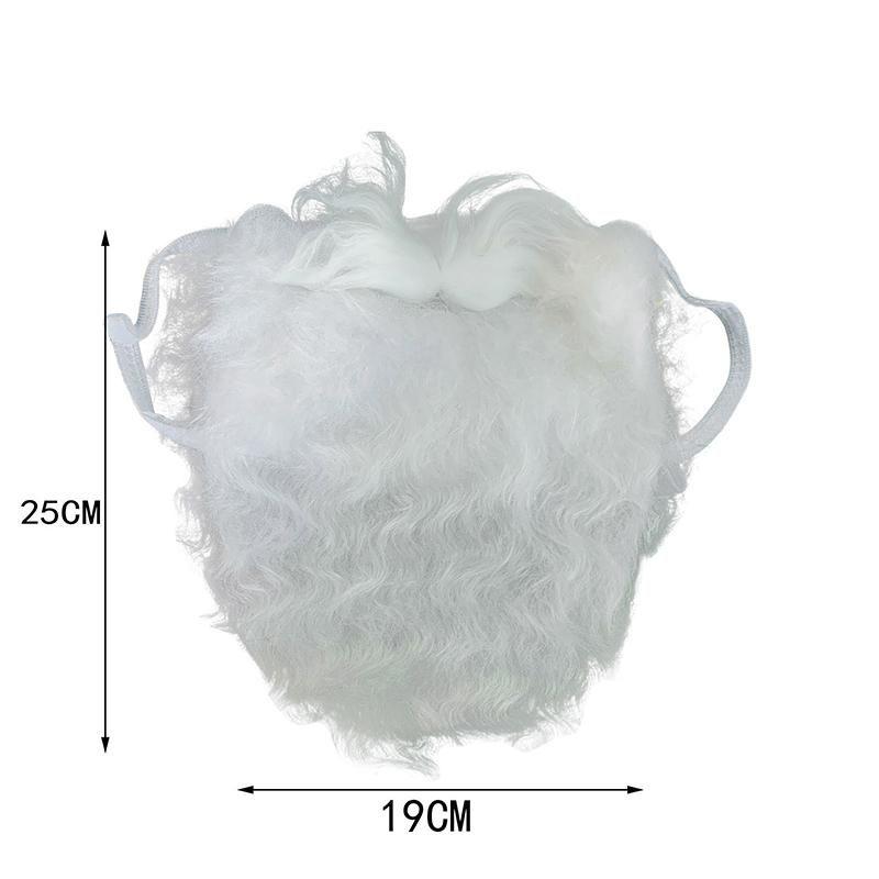 Norvo | Santa Beard Face Mask Kostyme (2 stk i ett sett)