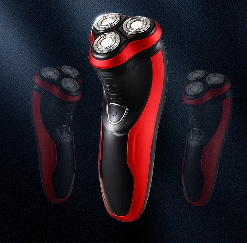 Norvo | Roterende barbermaskin Vanntett Elektrisk barbermaskin Pop-Up hårtrimmer Vått Tørt Trådløs