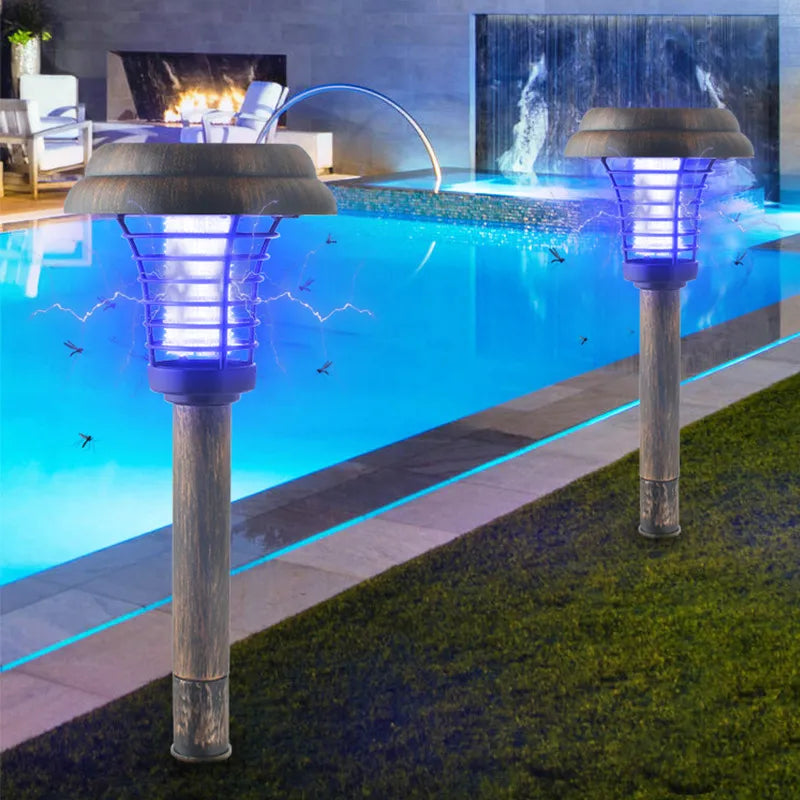 Norvo | Solar Hagebelysning med Insektavvisende - LED Utendørs Lampe for Terrasse & Hage