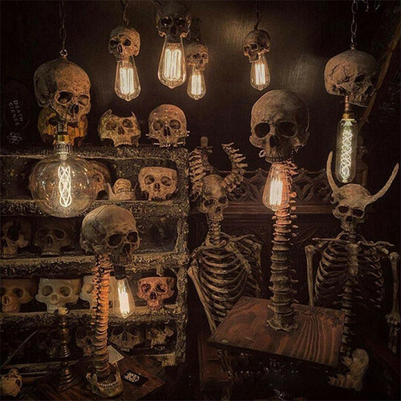 Norvo | Horror Skull med Spine Lampe