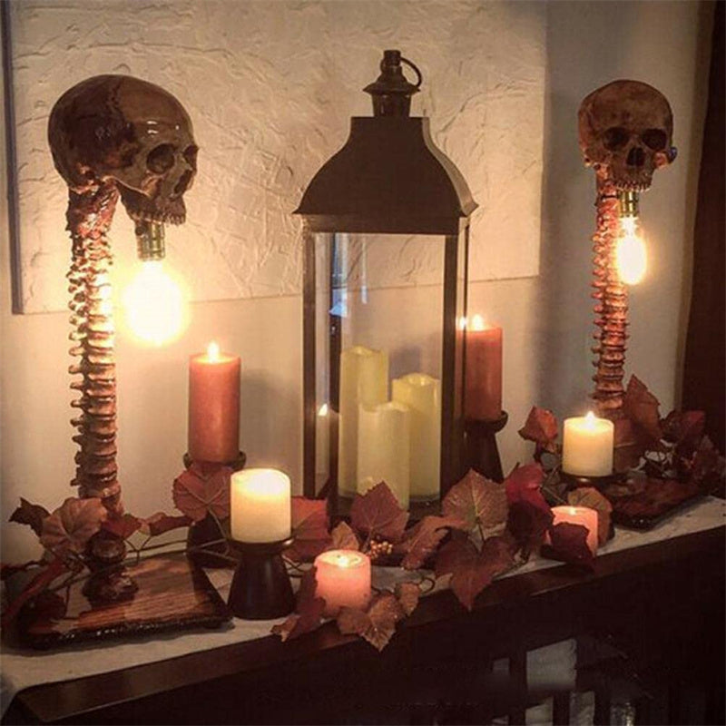 Norvo | Horror Skull med Spine Lampe