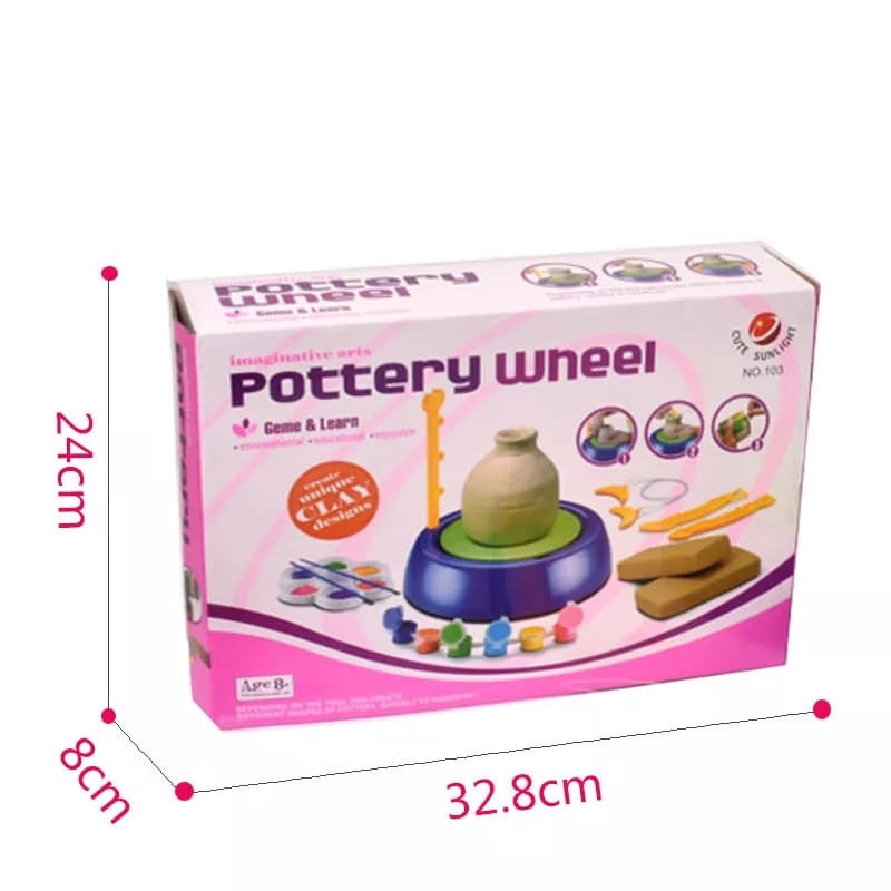 Norvo | Kreativt Keramikksett | Lær og Lag Dine Egen Potte - DIY Leireverksted for Barn