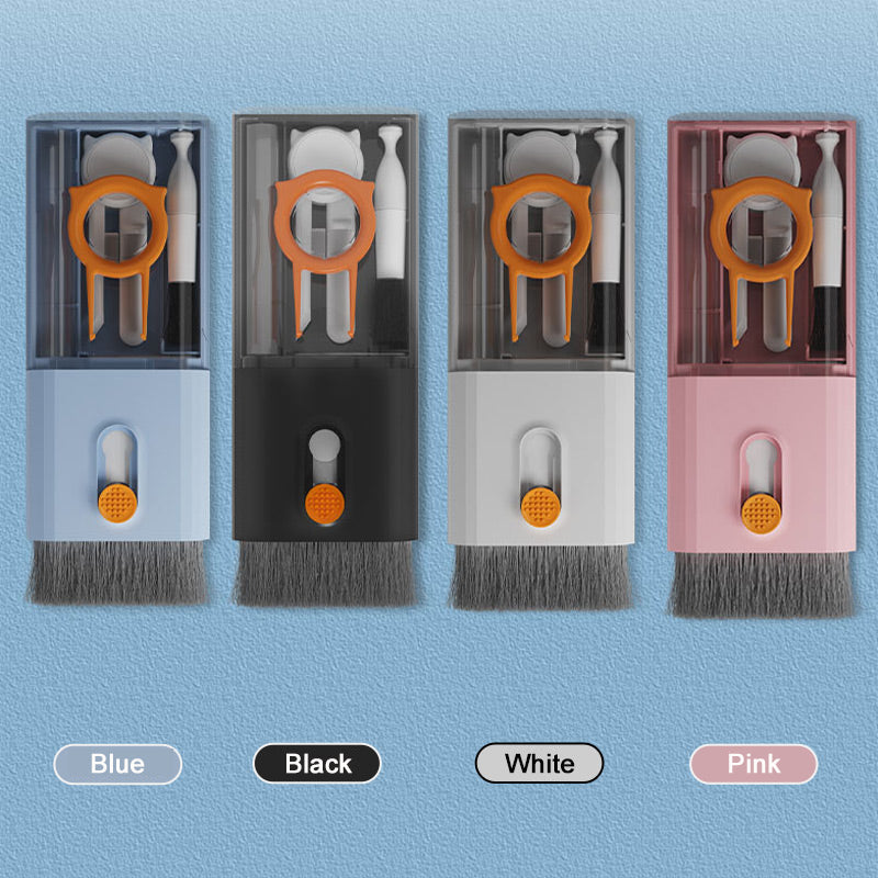 Norvo | 10-i-1 Multifunksjonelt Rengjøringssett For Hodetelefoner, Mobiltelefoner Og Datamaskiner