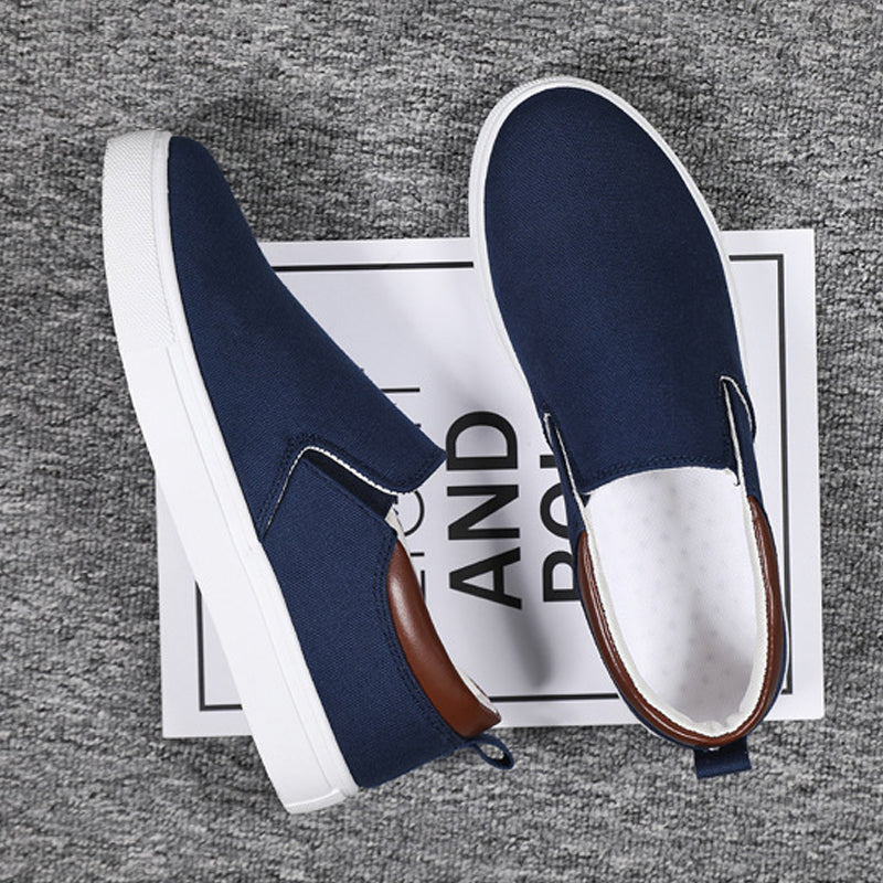 Norvo | Slip-On Sko laget av lerret for menn
