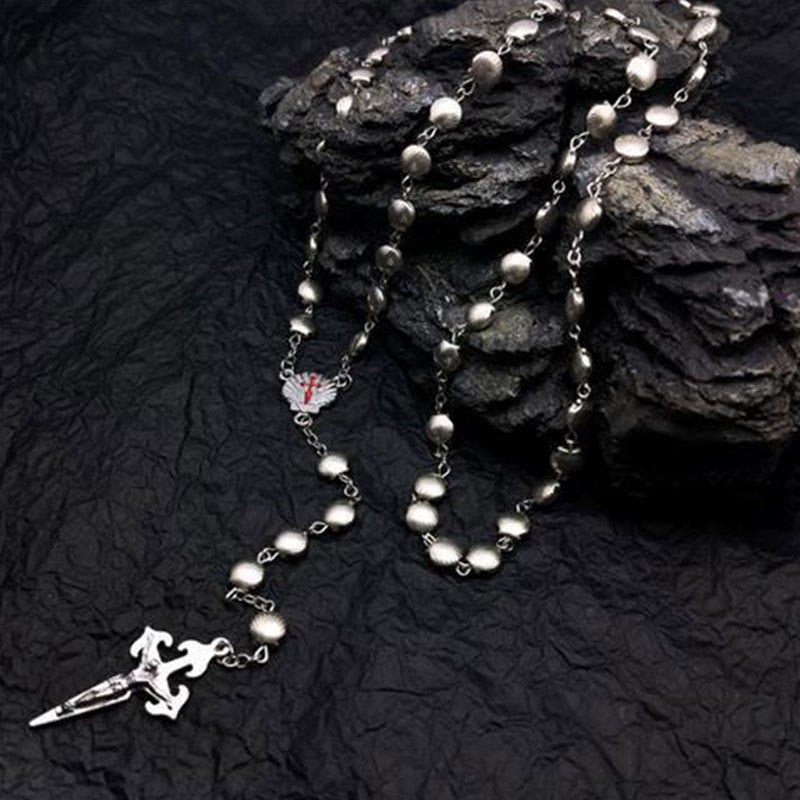 Norvo | Hjerteformet Kattøye Stein Rosary Smykke - Elara