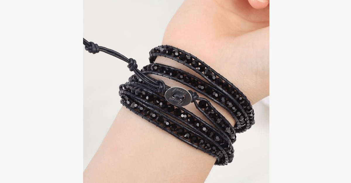 Norvo | Midnatt krystallperler