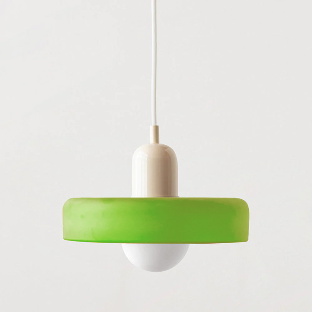 Norvo | Scandi Bauhaus Pendellampe – Stilig oransje taklampe for moderne rom