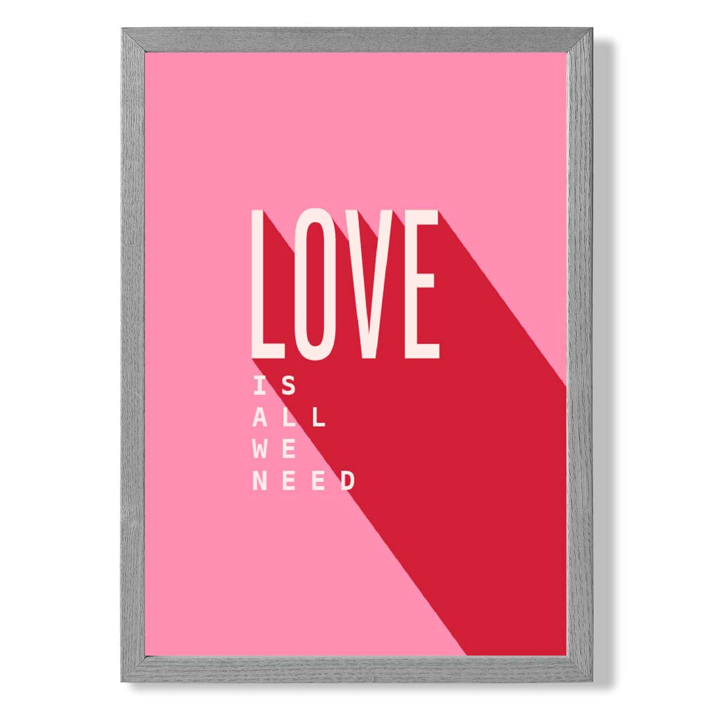 Norvo | Love Is All We Need Rammet Kunsttrykk