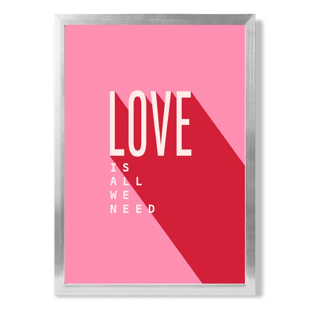 Norvo | Love Is All We Need Rammet Kunsttrykk