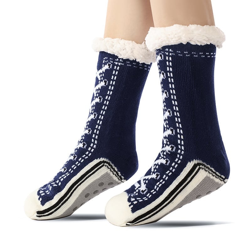 Norvo | Ultra-tykke Cashmere Slippers Sokker S