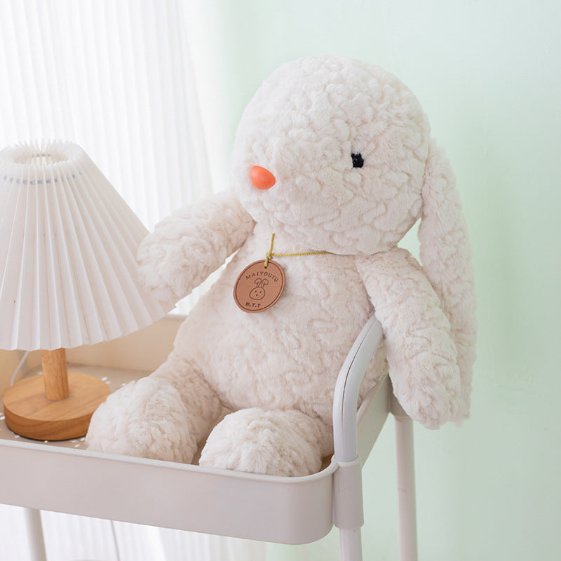 Norvo | Kort Hår Plysj Kanin-Hvit