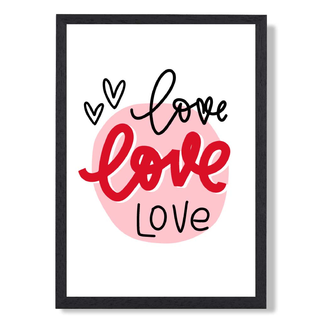 Norvo | Circle Of Love Rammet Kunsttrykk