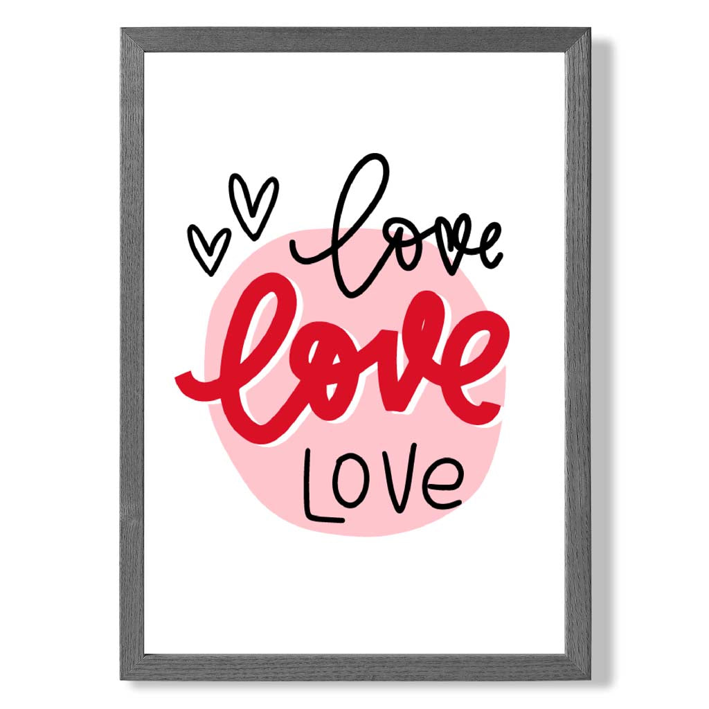 Norvo | Circle Of Love Rammet Kunsttrykk