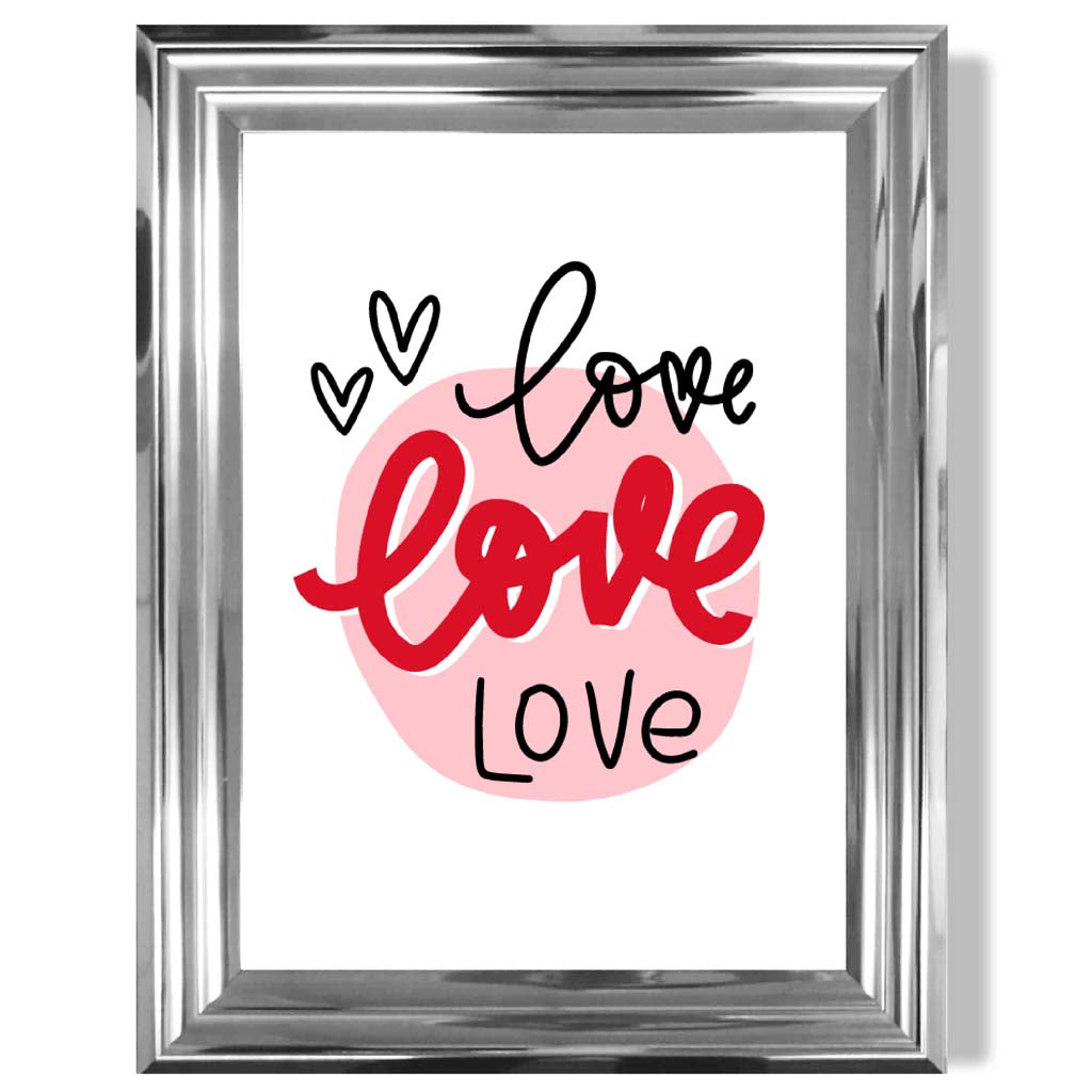 Norvo | Circle Of Love Rammet Kunsttrykk