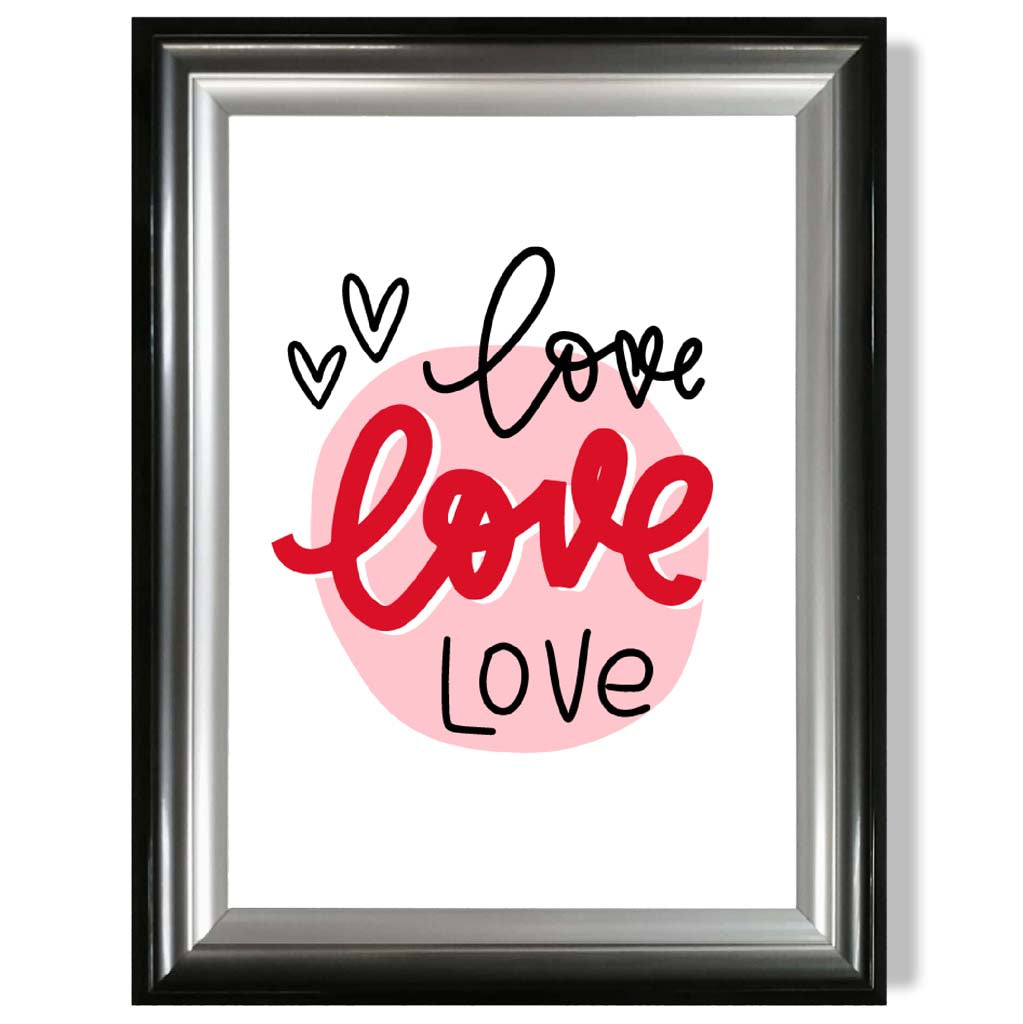 Norvo | Circle Of Love Rammet Kunsttrykk