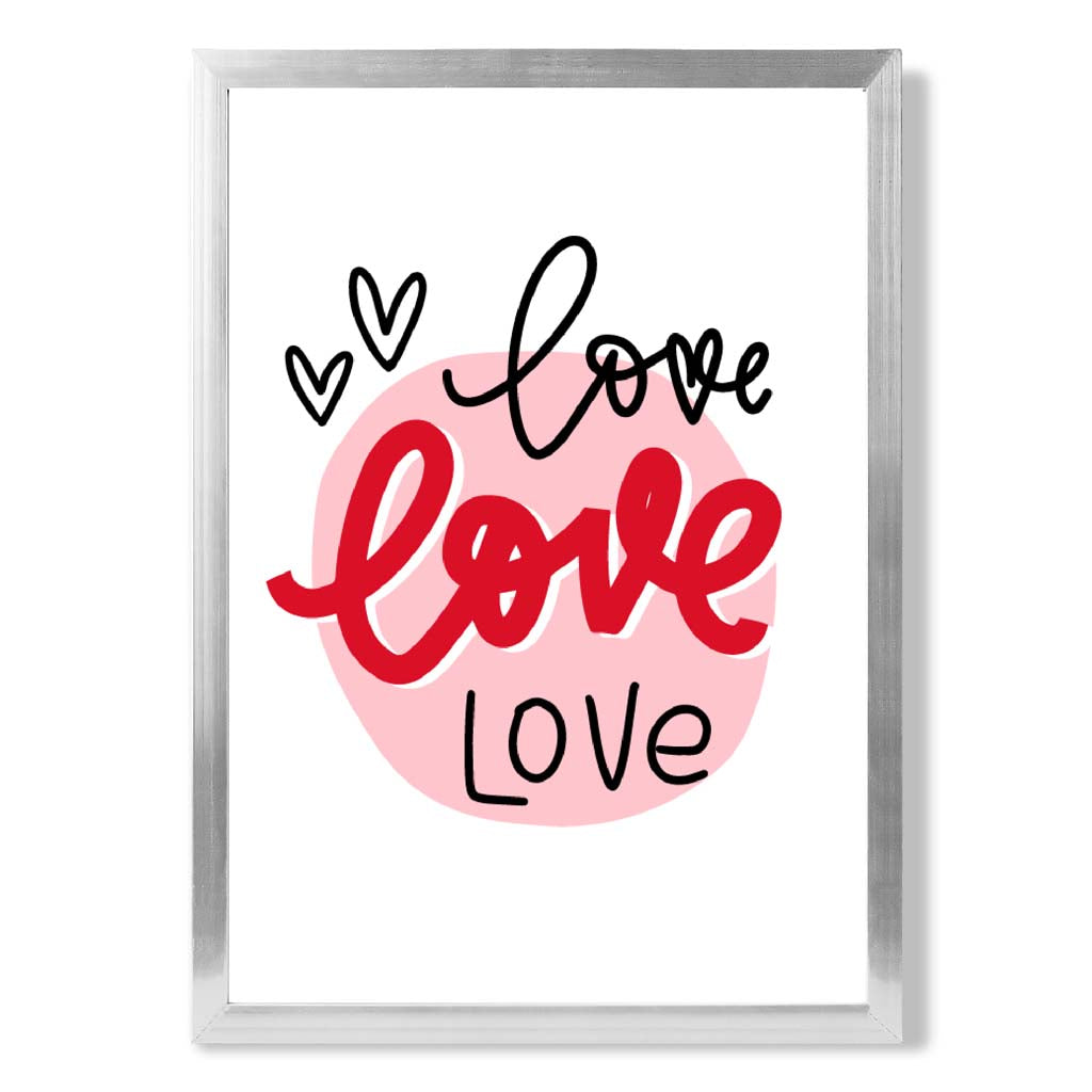 Norvo | Circle Of Love Rammet Kunsttrykk