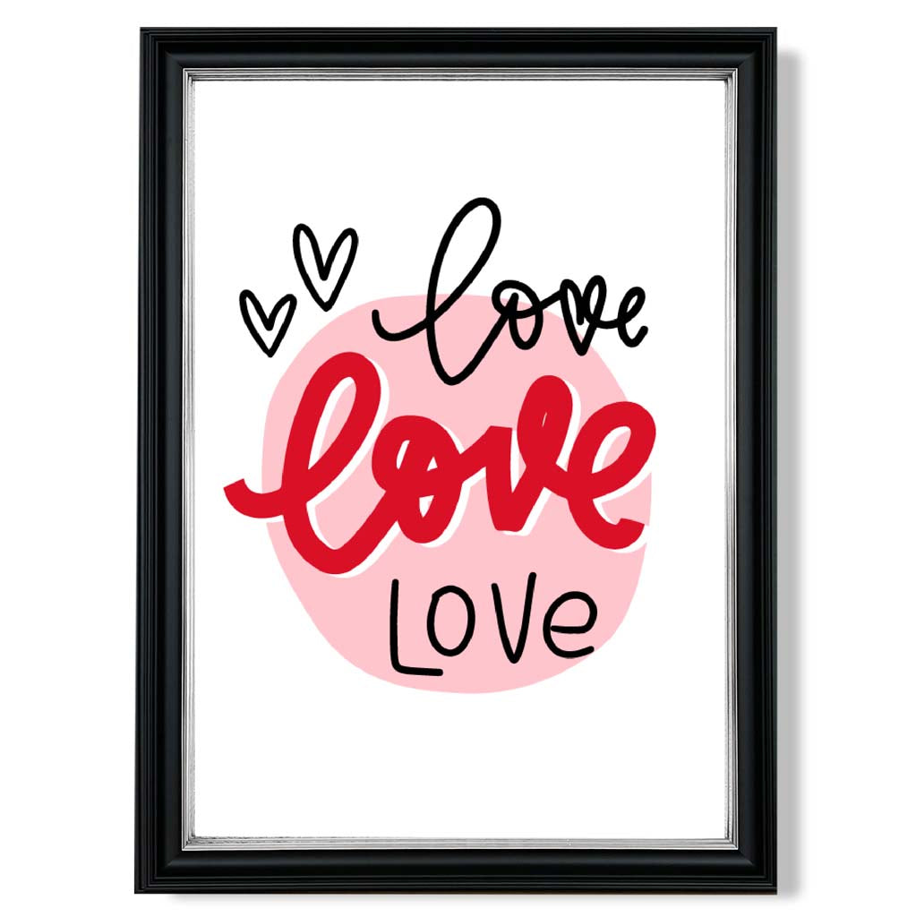 Norvo | Circle Of Love Rammet Kunsttrykk