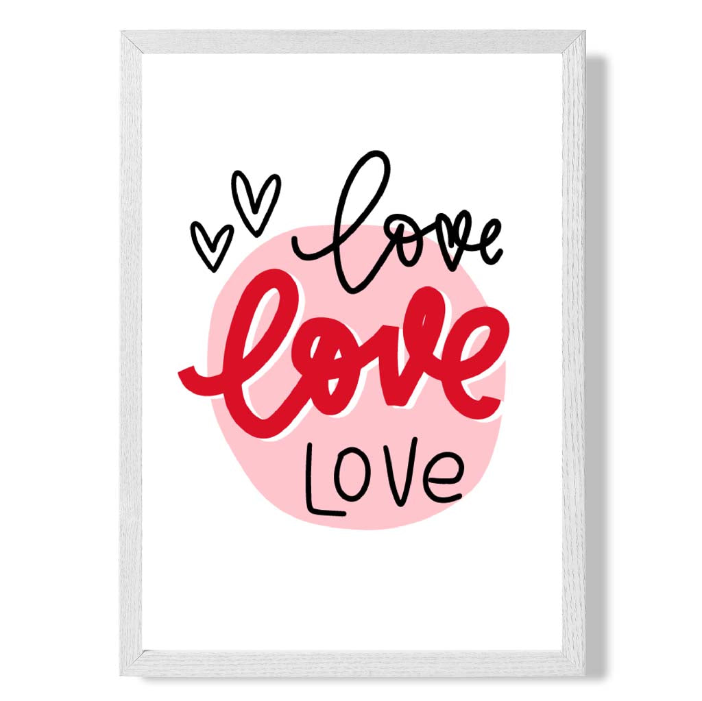 Norvo | Circle Of Love Rammet Kunsttrykk