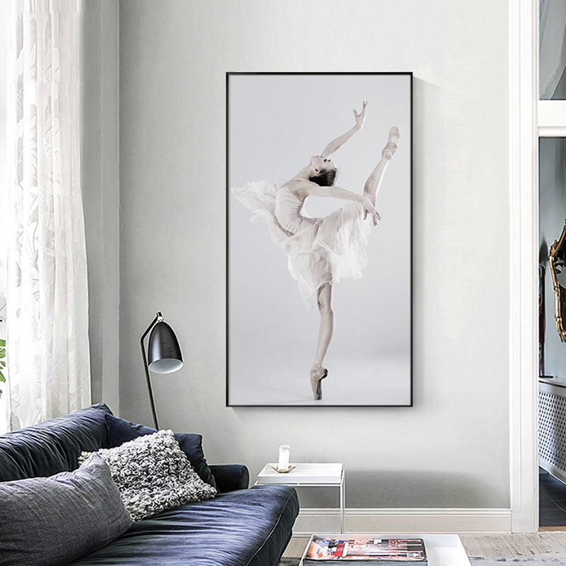 Norvo | Moderne stil veggkunst dekor beige ballerina maleri, flere størrelser tilgjengelig