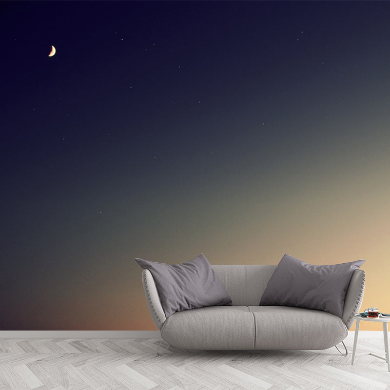 Norvo | Fotograf Himmel ved skumring Veggbilde for stue, Blå og Gul, Måltillatelse tilgjengelig