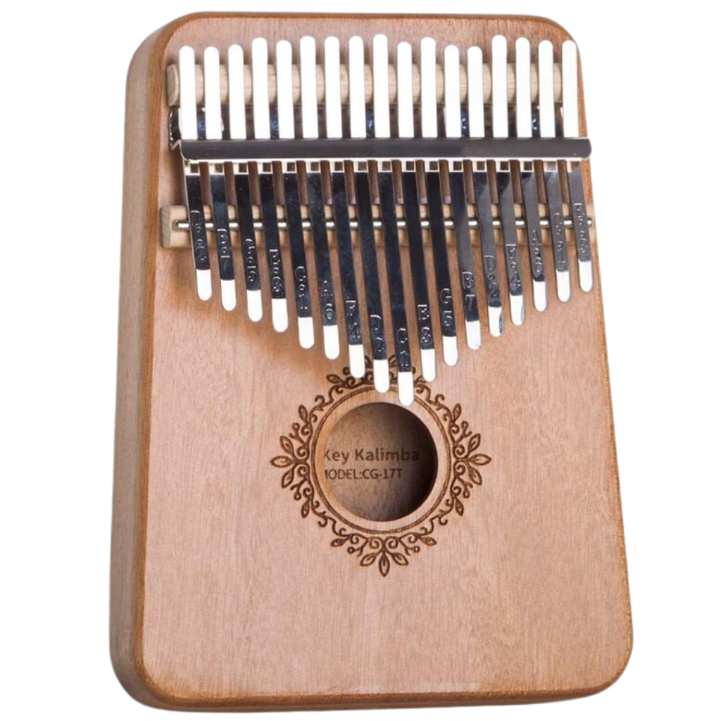 Kalimba tommelpiano med 17 tangenter