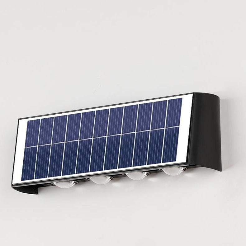 Norvo | Moderne Enkelhet Sol Vannavstøtende Rektangulær ABS PMMA LED Vegglampe For Utendørs Patio