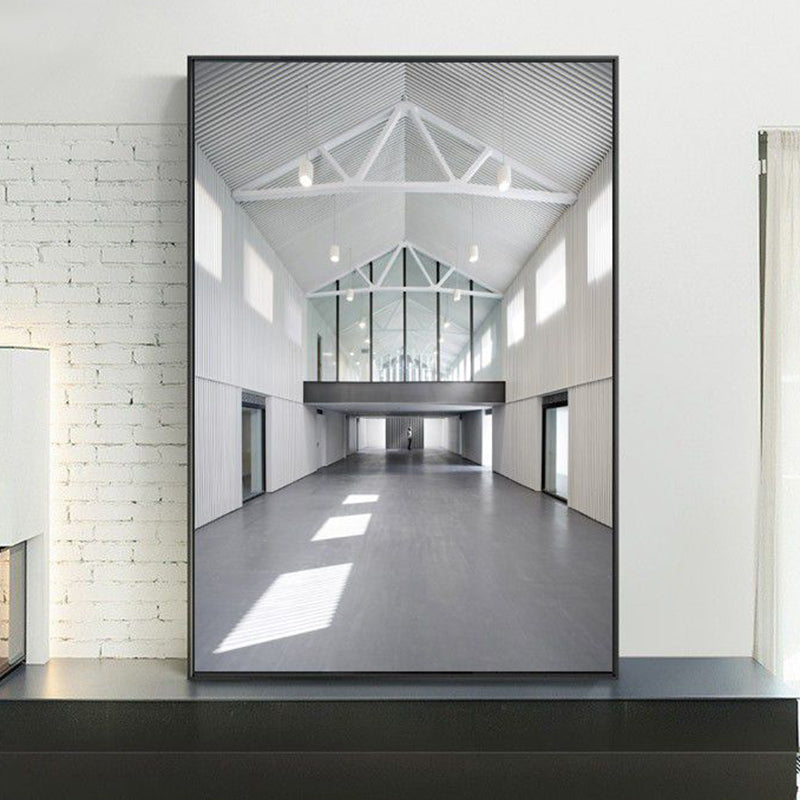 Norvo | Foto Gang Lerret Moderne stil Bygning maleri i lyse farger for studierommet
